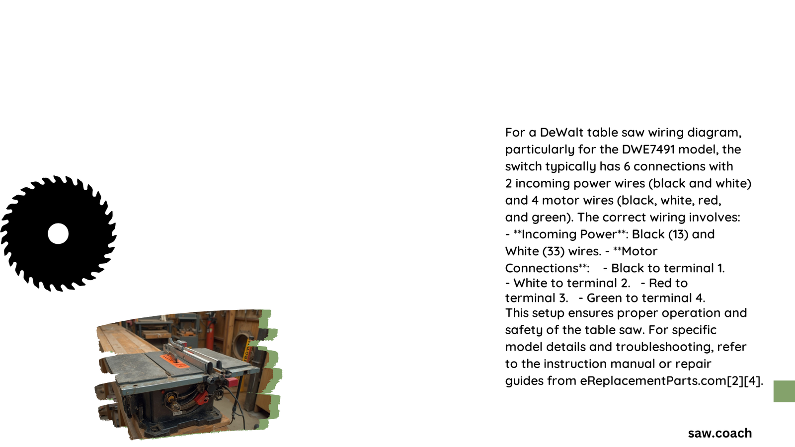 dewalt table saw wiring diagram