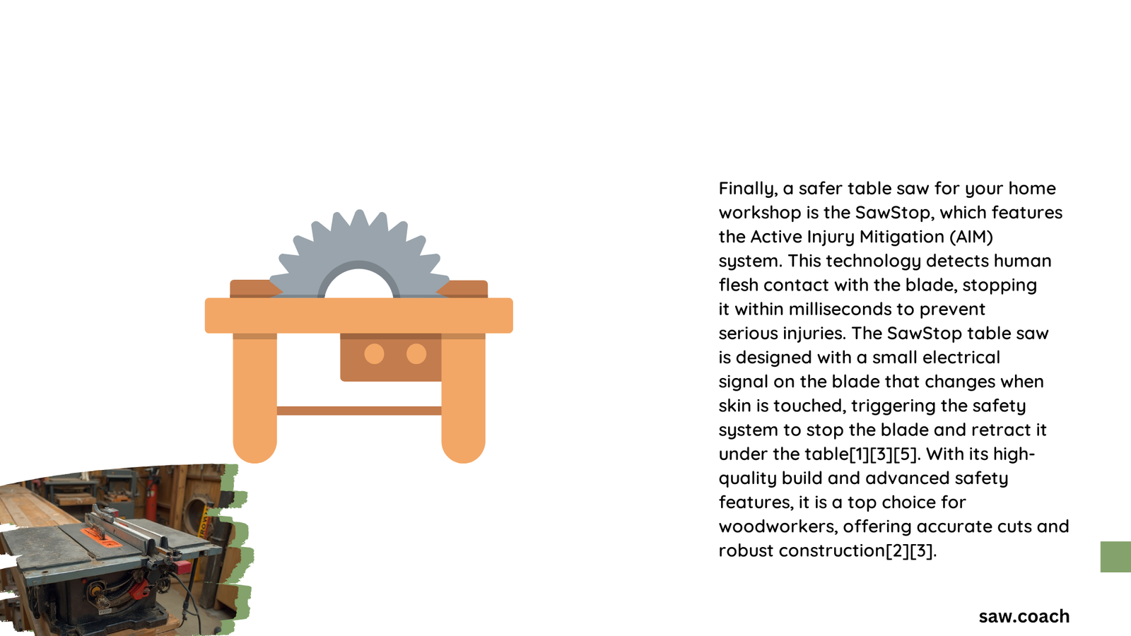 finally a safer table saw for your home workshop
